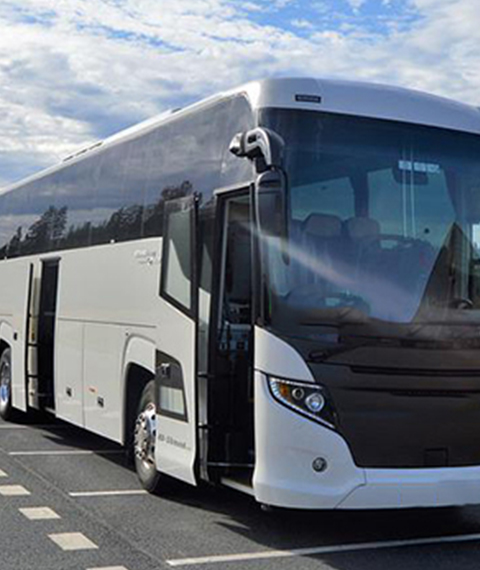 luxury charter bus